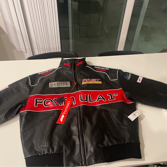 formula 1 Jackets & Blazers - Formula 1 leather jacket from pacsun